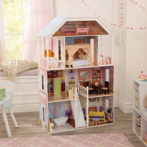 KidKraft Savannah Dollhouse with Furniture in playroom