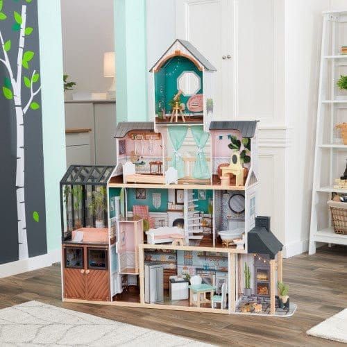 KidKraft Celeste Mansion Dollhouse with EZ Kraft Assembly™ in playroom