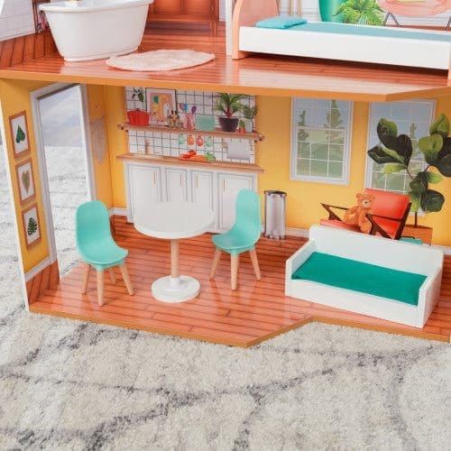 table and chairs in kitchen of KidKraft Emily Dollhouse