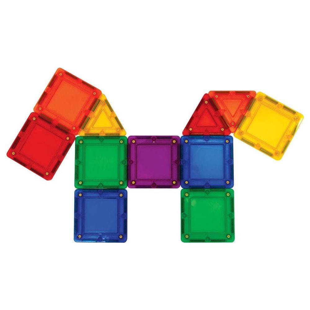 dog shape made from Magformers TileBlox Construction Toy Rainbow 104 Piece Set box 