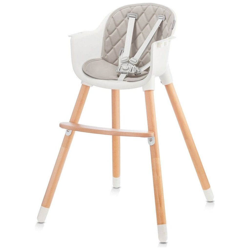 Kinderkraft Sienna High Chair - Grey without table