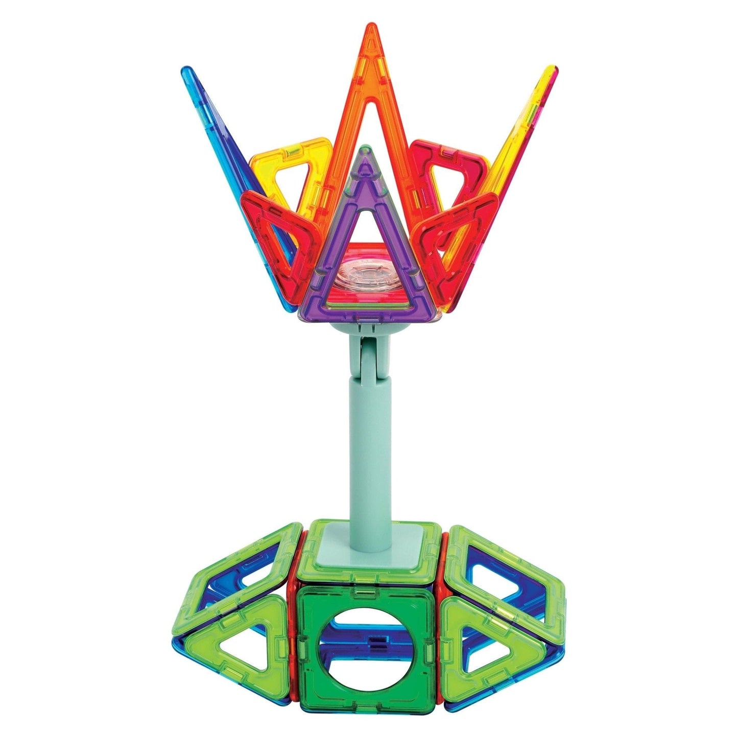 flower shape made from Magformers Construction Toy Mystery Spin Set