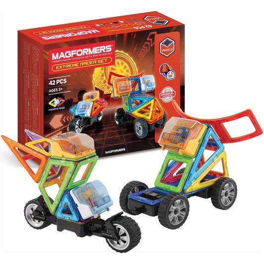 Magformers Construction Toy Racer 42 Piece Set