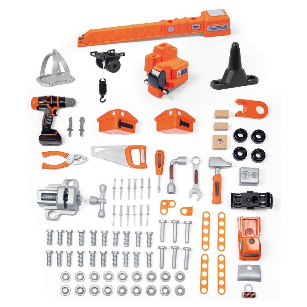 toold and accessories from Smoby Black & Decker Bricolo Builder Workbench