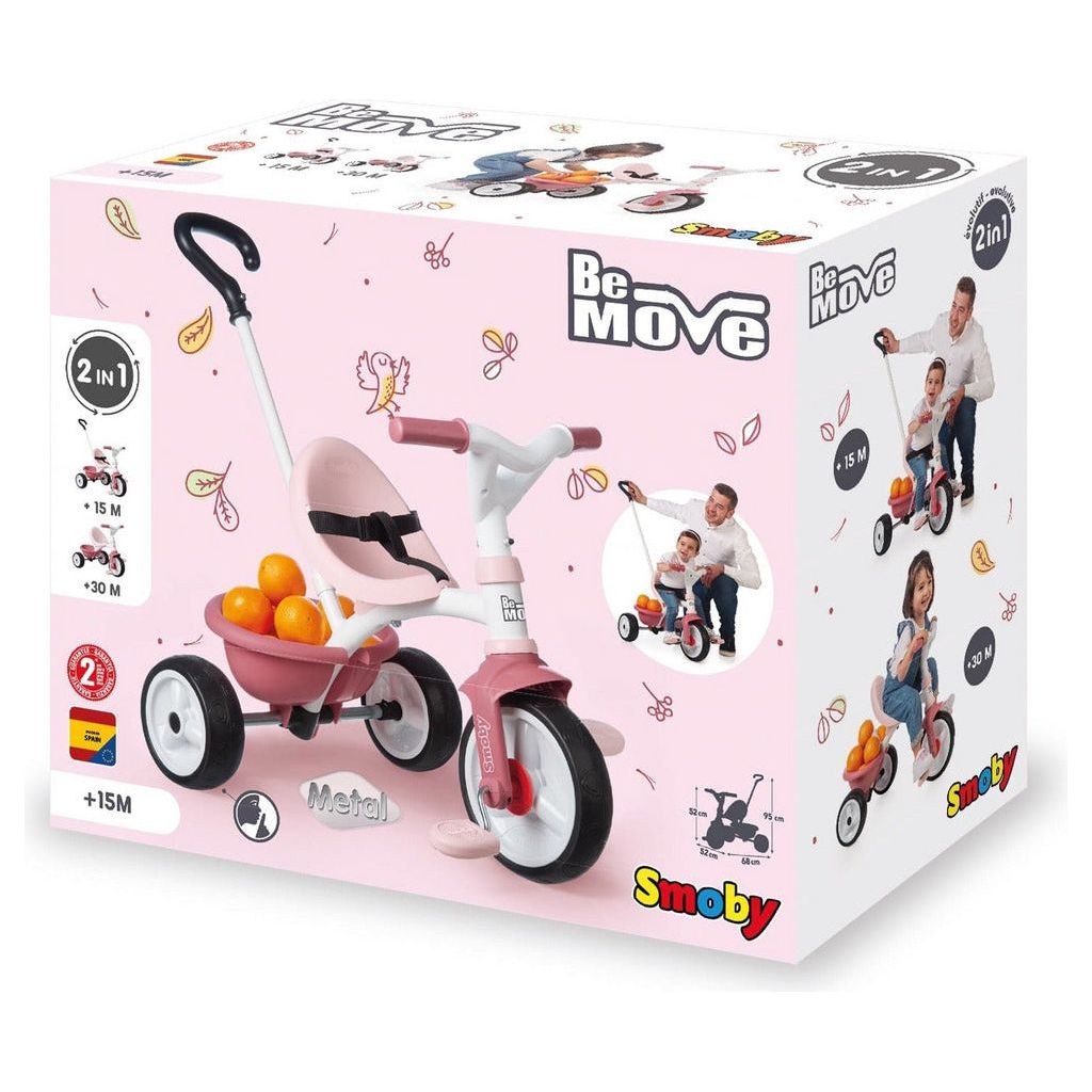 box of Smoby Be Move Trike in pink 