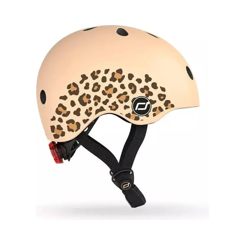 Scoot and Ride Helmet - XXS - S - Leopard side