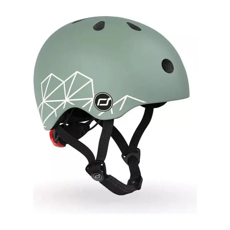 Scoot and Ride Helmet - XXS - S - Green Lines