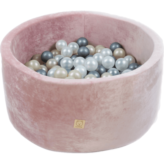 Misioo Velvet Ball Pit Pink with 200 Balls