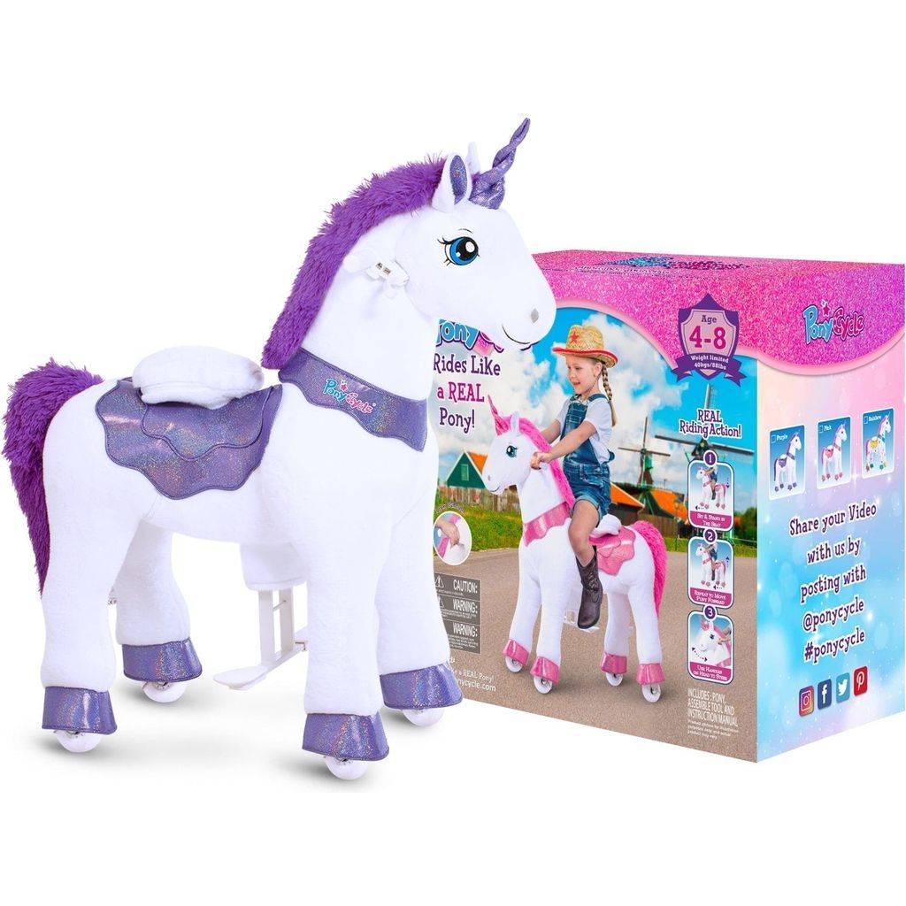 Ponycycle Model E Unicorn Riding Toy Age 3-5 with box