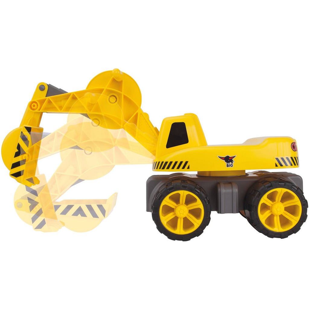 Big Power Worker Maxi Digger scoop in multiple positions