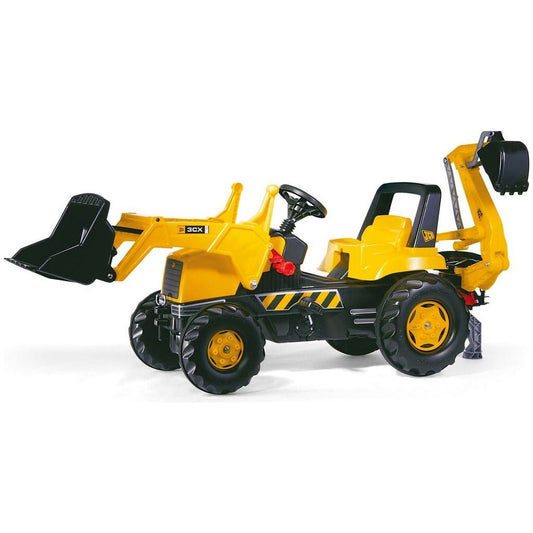 Rolly Toys JCB Tractor With Frontloader & Rear Excavator