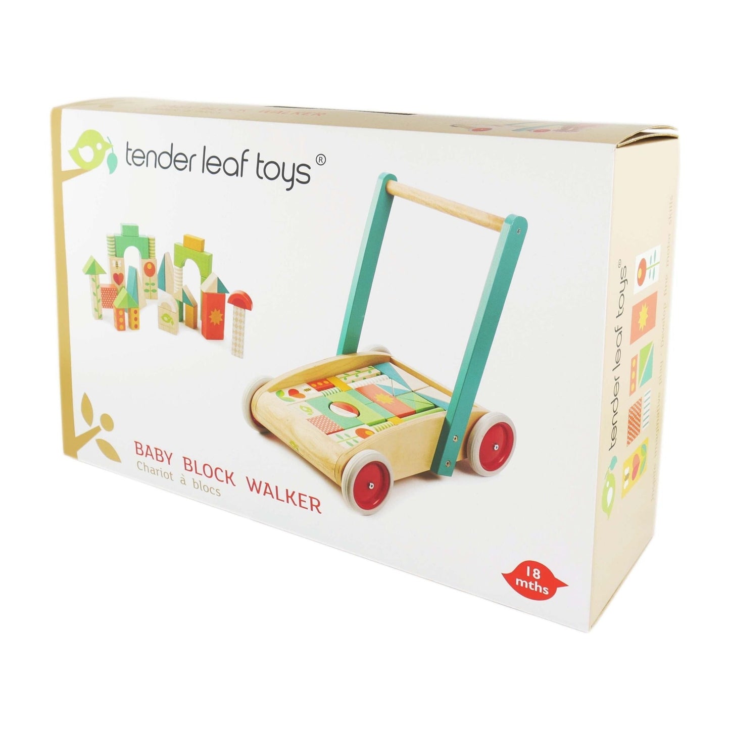 Baby Block Walker - The Online Toy Shop - Wooden Baby Toys & Walkers - 6