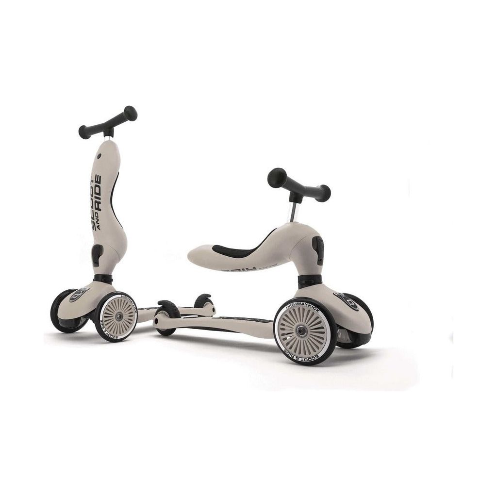 pair of Scoot and Ride Highwaykick 1 - Ash - 1 - 5 Years