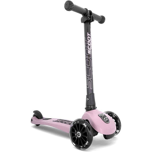 Scoot and Ride Highwaykick 3 Scooter - Age 3+ - Led Rose