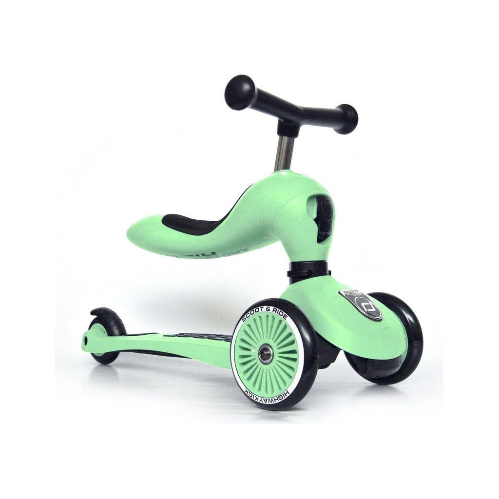 Scoot and Ride Highwaykick 1 - Kiwi - Age 1-5 Years seat mode