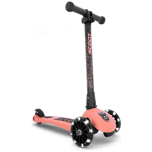 Scoot and Ride Highwaykick 3 Scooter - Age 3+ - Led Peach