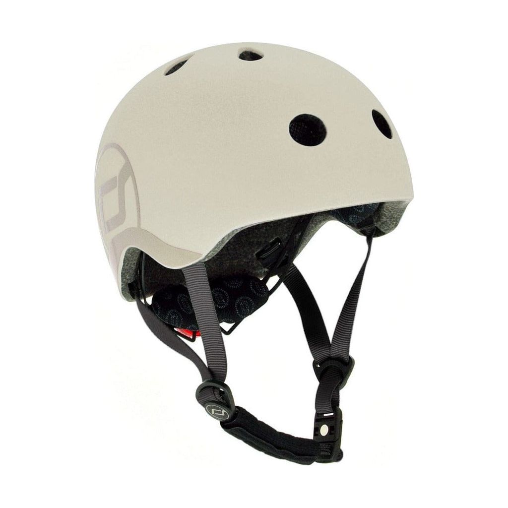 Scoot and Ride Helmet Ash - S-M with strap