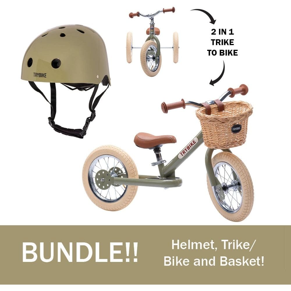 Trybike 2 in 1 hotsell vintage green