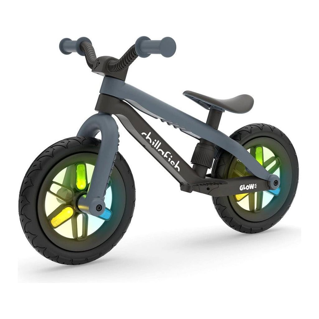 Chillafish Bmxie Glow Balance Bike 2-5 Years Anthracite Grey 