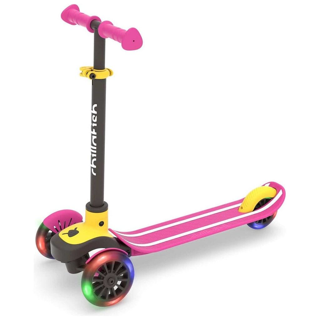Chillafish Scotti Glow Scooter in Pink with light up wheels