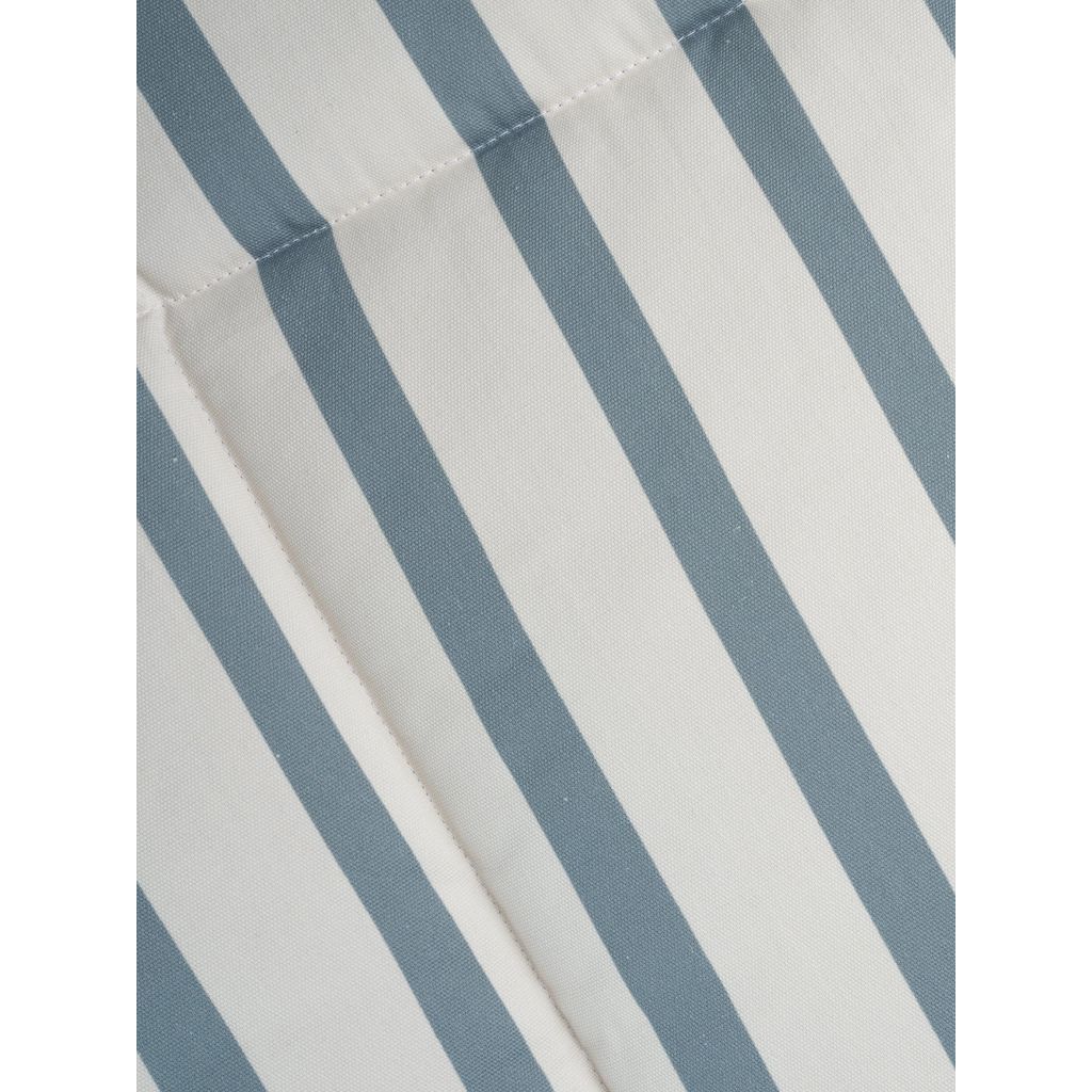 Wigiwama Blue Stripes Big Lounger fabrix pattern close up