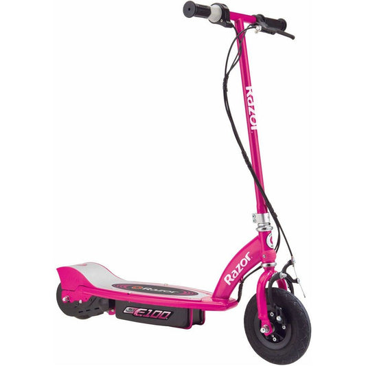Razor E100 Scooter - Pink front right