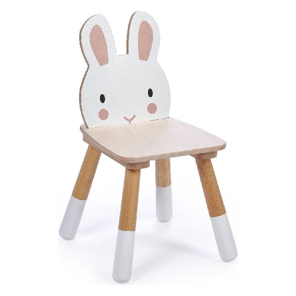 Tender Leaf Forest Rabbit Wooden Kids Chair