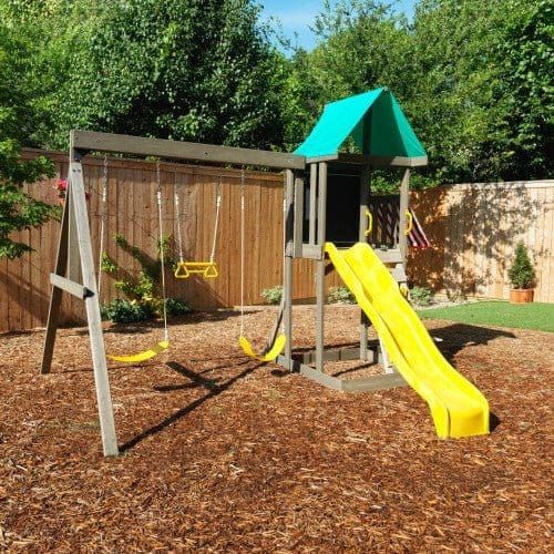 KidKraft Newport Playset swings and wave slide 