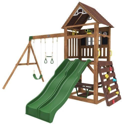 KidKraft Lindale Playset  double wave slides