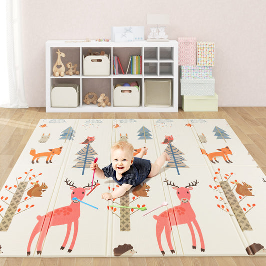 200 x 180 cm Extra Large Baby Floor Mat with Carry Bag-B - The Online Toy Shop - Costway - 1