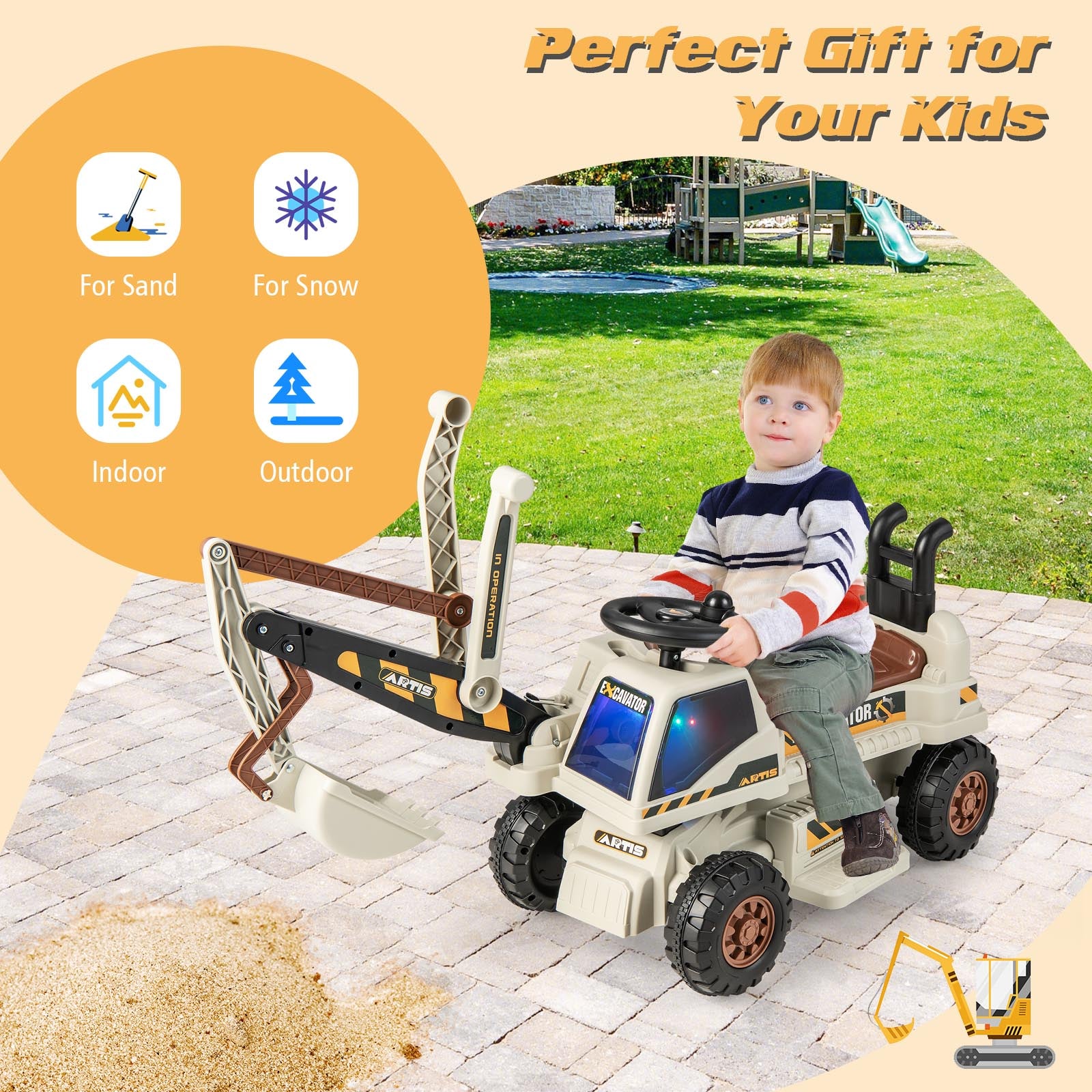 Ride on excavator for toddlers online