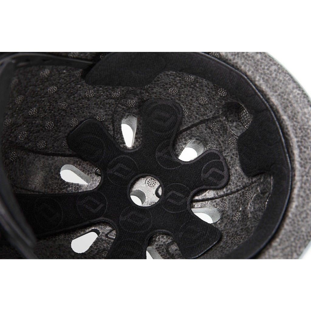 Scoot and Ride Helmet Forest Green - S-M inside padding close up