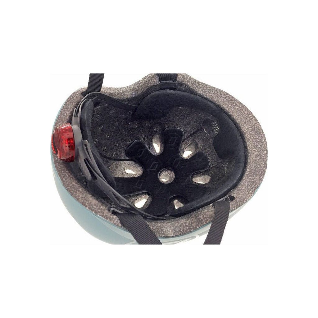 Scoot and Ride Helmet Forest Green - S-M inside padding