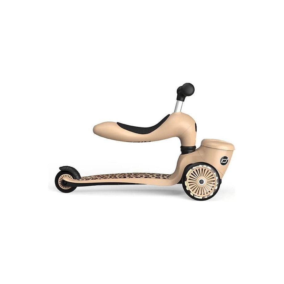 Scoot and Ride Highwaykick 1 Lifestyle Scooter - Leopard right side