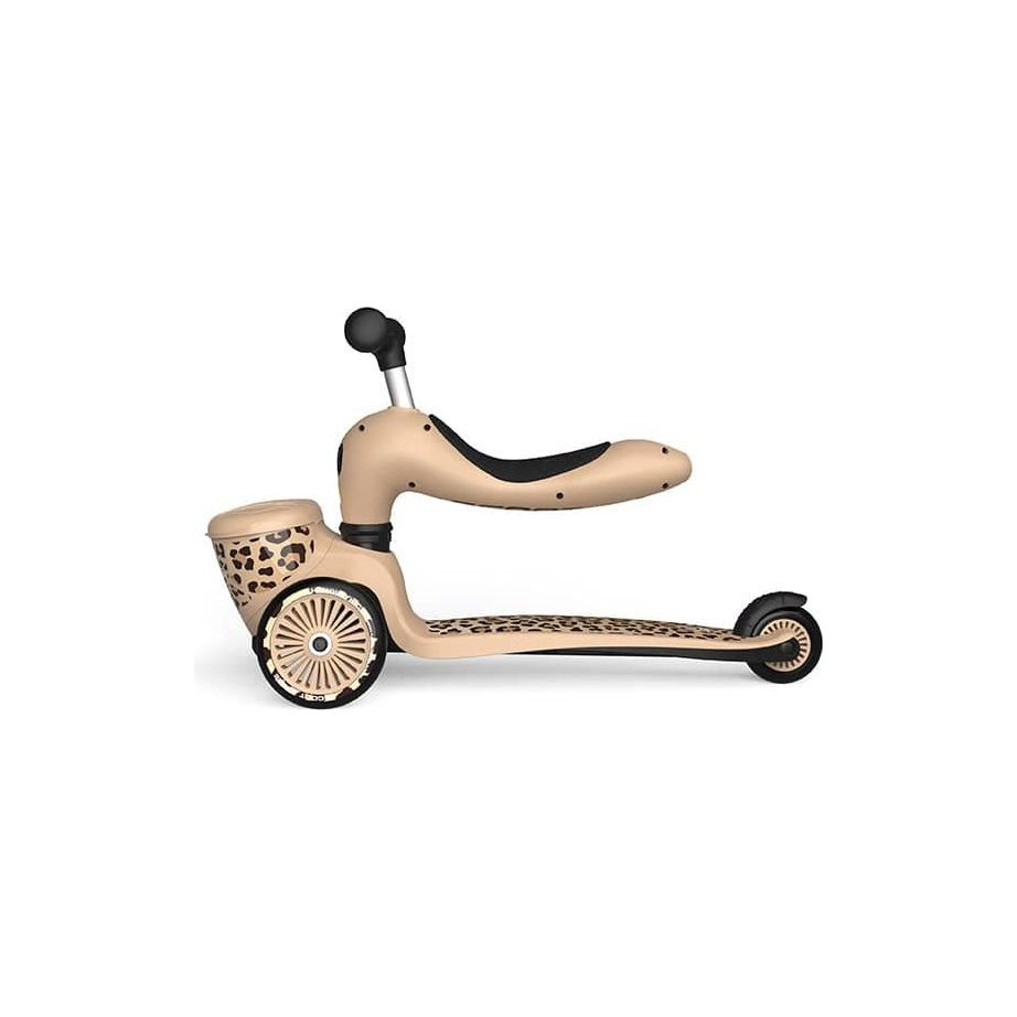 Scoot and Ride Highwaykick 1 Lifestyle Scooter - Leopard left side