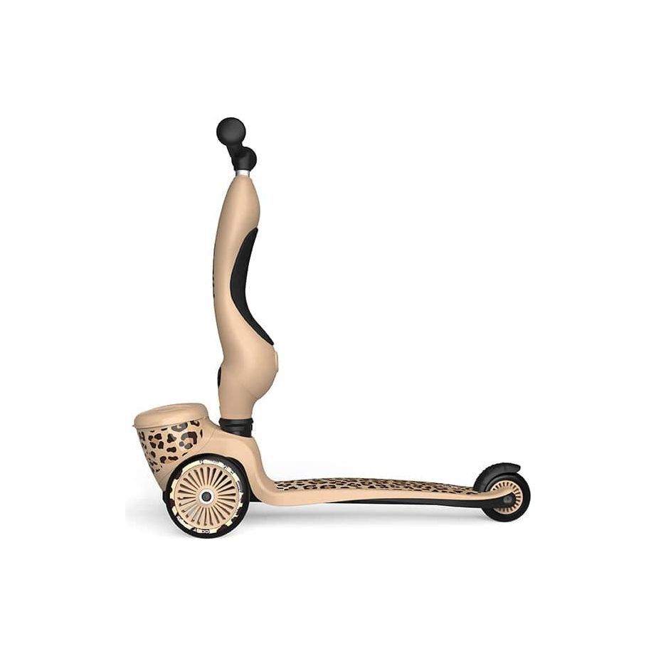 Scoot and Ride Highwaykick 1 Lifestyle Scooter - Leopard left side