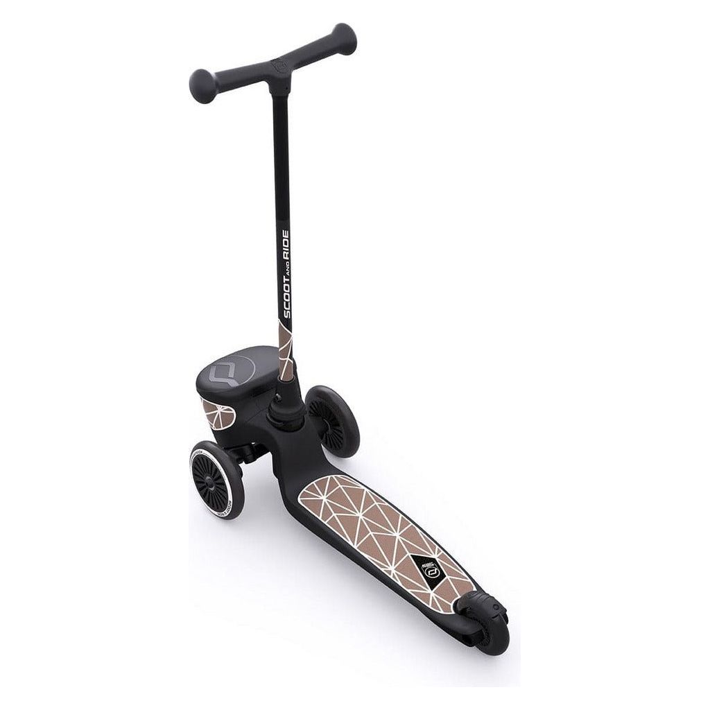 Scoot and Ride Highwaykick 2 Lifestyle - Age 2+ - Brown Lines rear