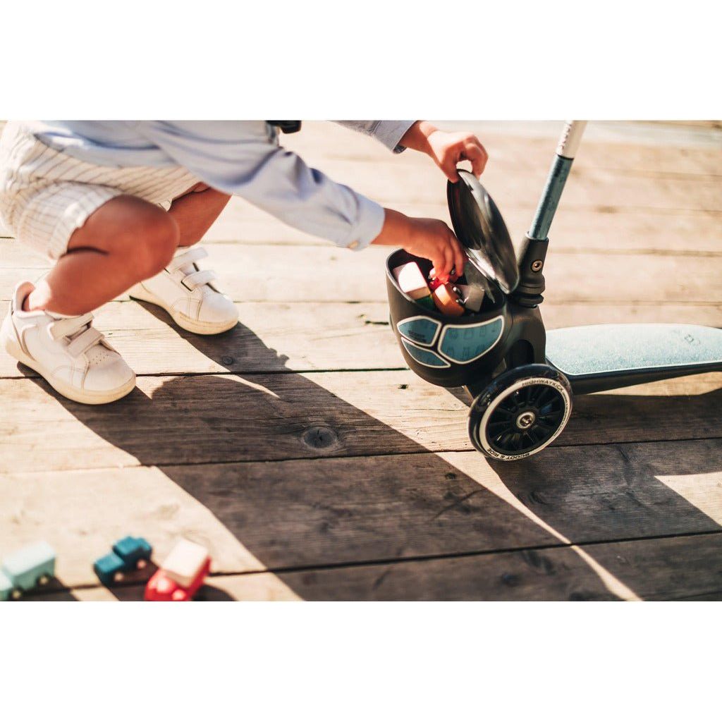 Scoot and Ride Highwaykick 2 Lifestyle - Age 2+ - Reflect Steel storage box with toys