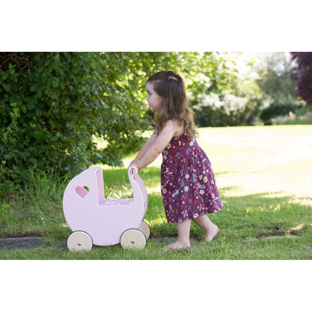 Moover Wooden Dolls Pram - 2 Years+ - Pink - The Online Toy Shop7