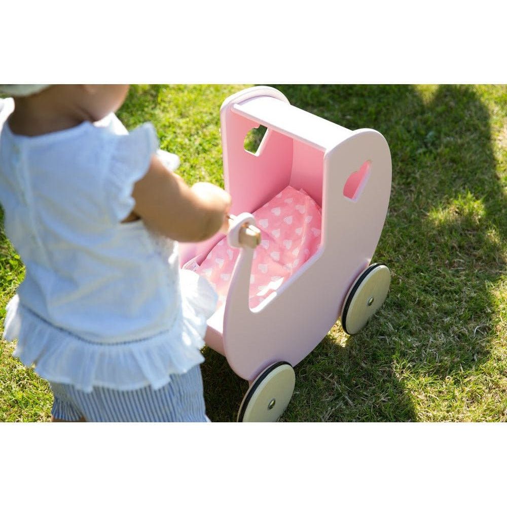 Moover Wooden Dolls Pram - 2 Years+ - Pink - The Online Toy Shop6