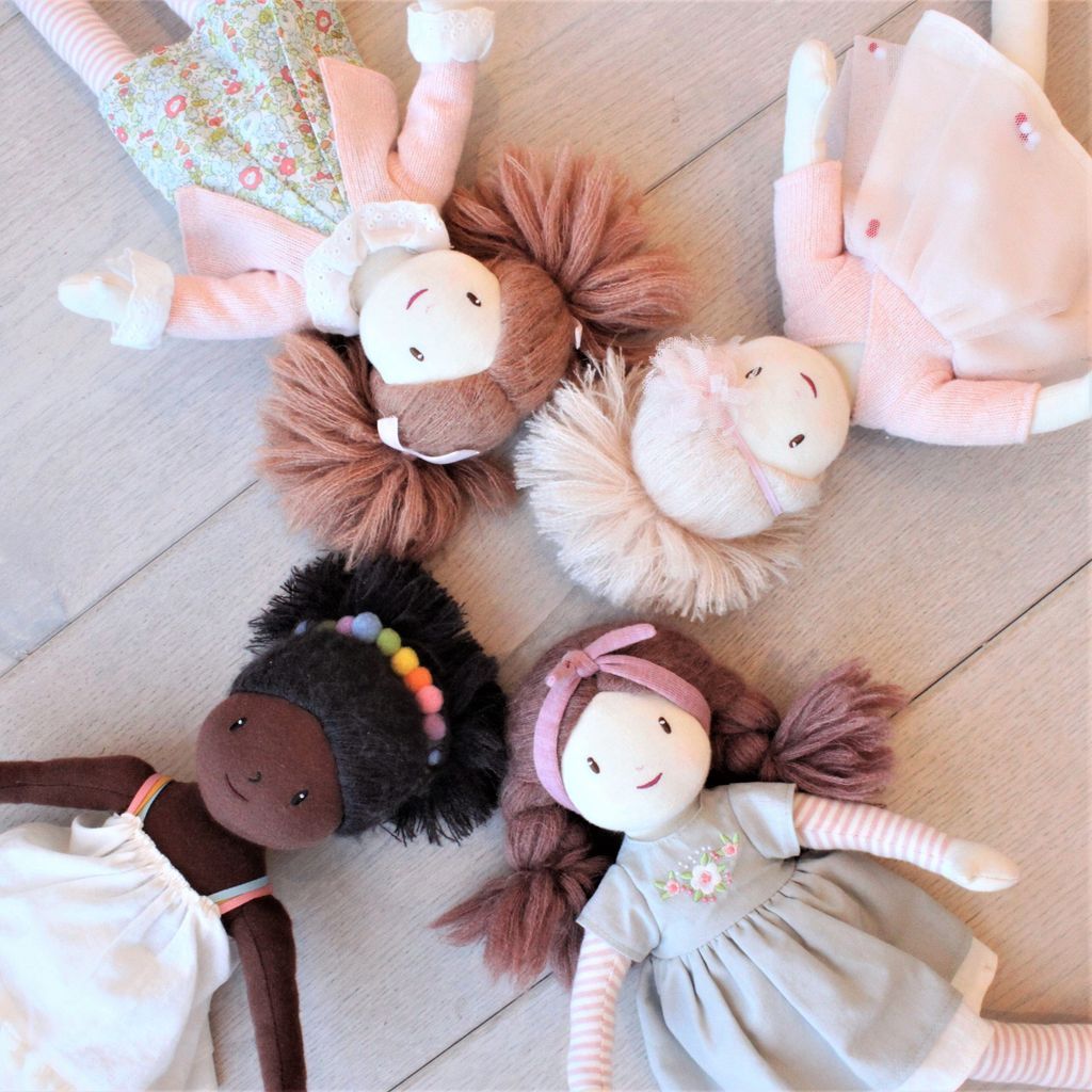 ThreadBear Esme Rainbow Rag Doll - The Online Toy Shop6