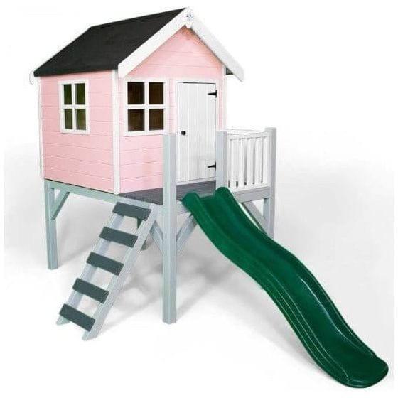 flamingo pink Little Rascals Jasper Wooden Playhouse