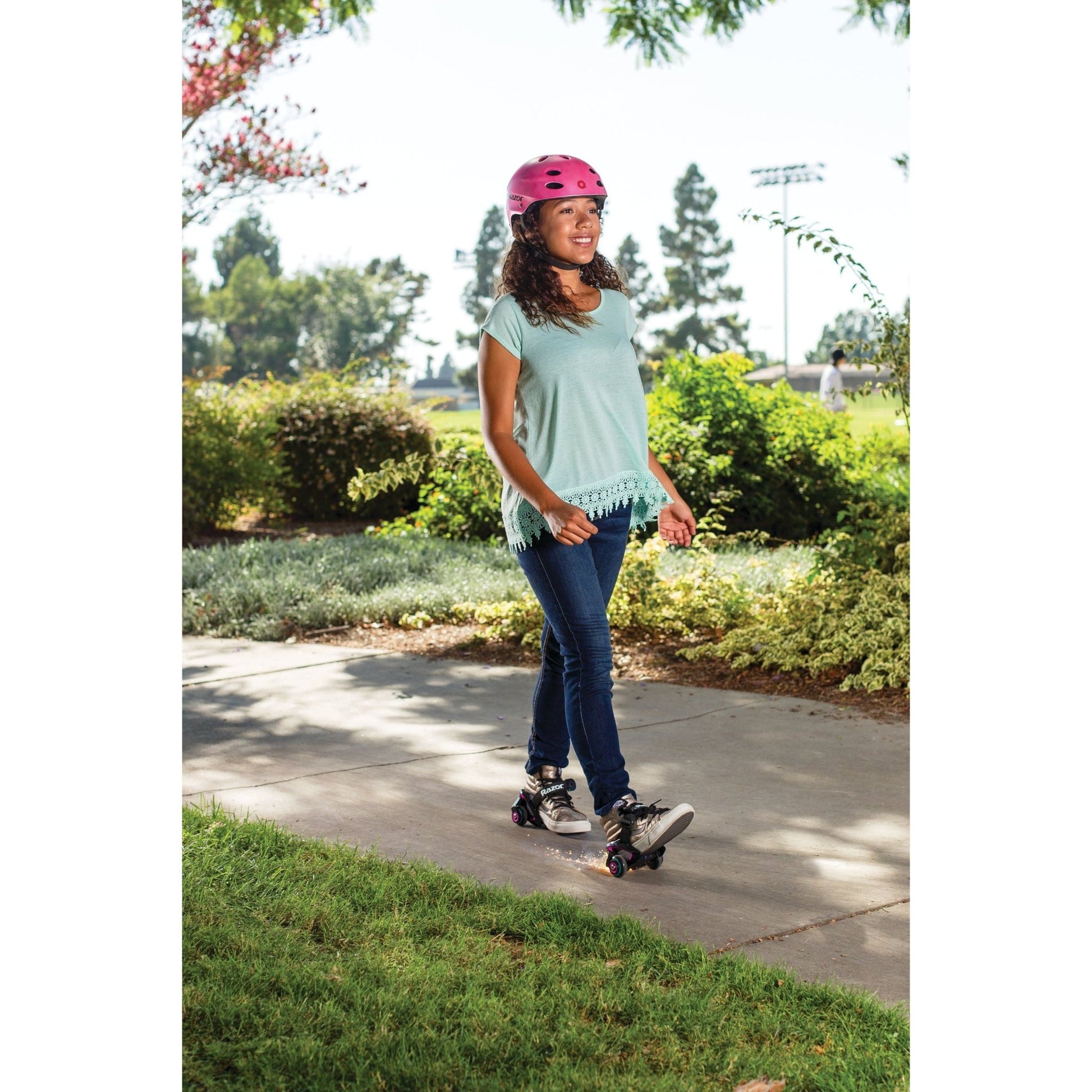 Razor Jetts Heel Wheels - Purple - The Online Toy Shop - Roller Skates - 7