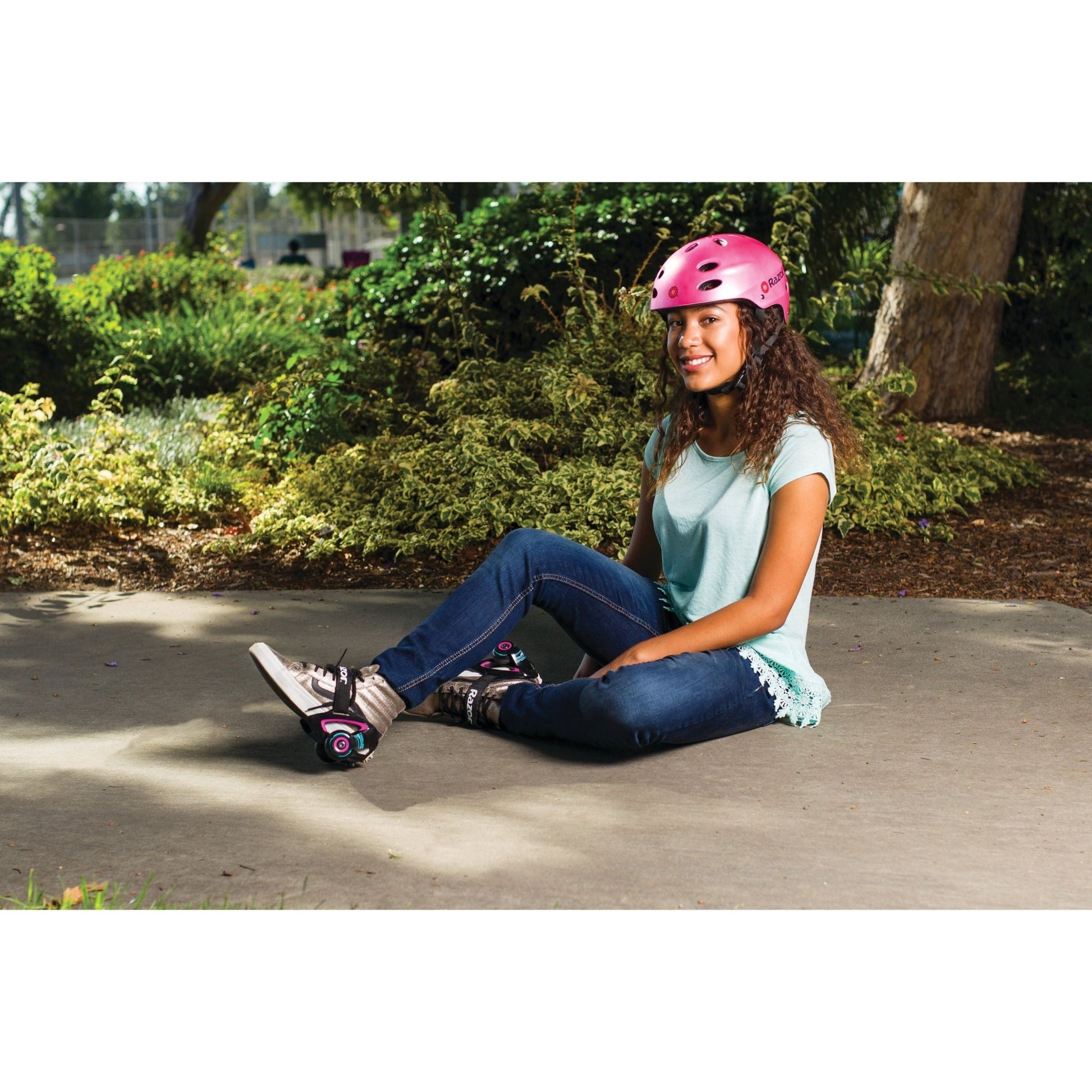 Razor Jetts Heel Wheels - Purple - The Online Toy Shop - Roller Skates - 8