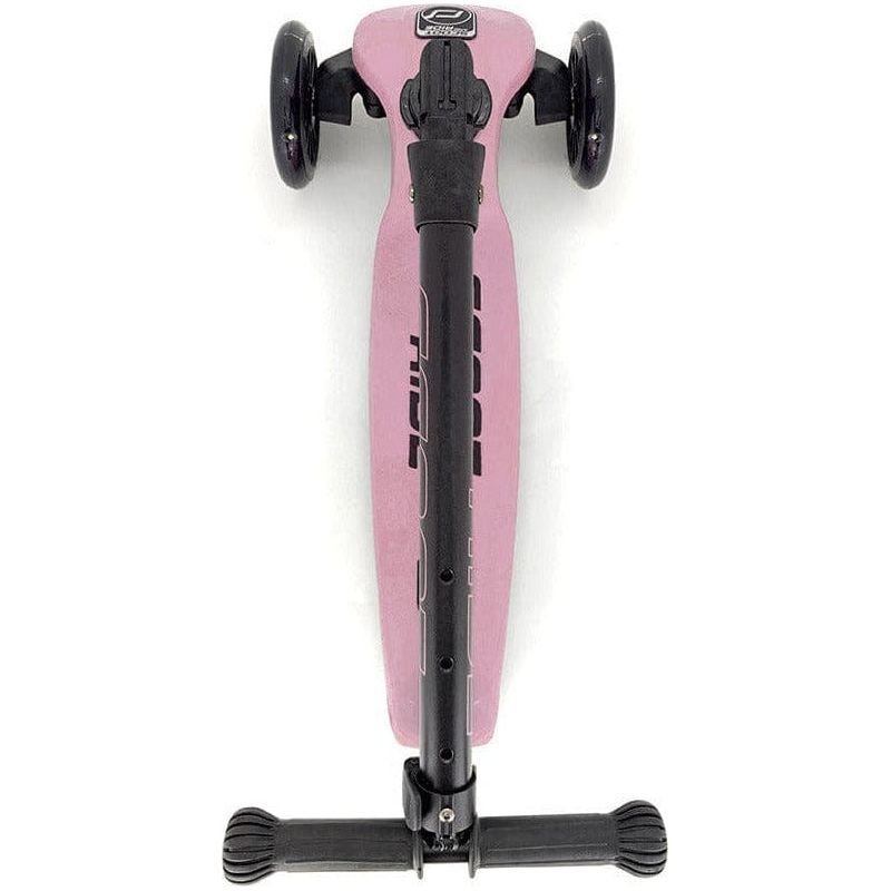 Scoot and Ride Highwaykick 3 Scooter - Age 3+ - Led Rose with folded handlebar top