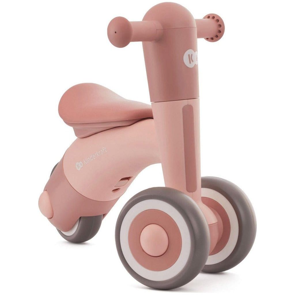 Pink Kinderkraft Minibi Tricycle front left