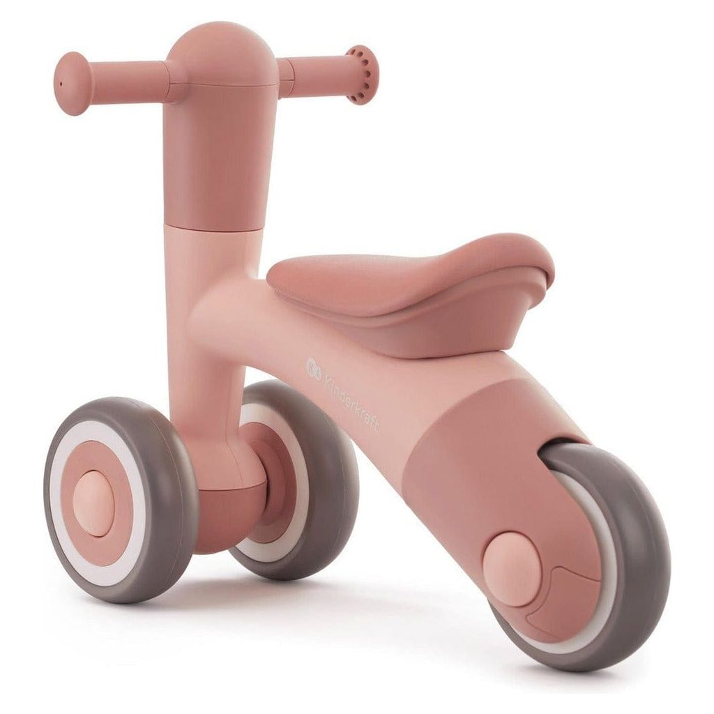 Pink Kinderkraft Minibi Tricycle rear left