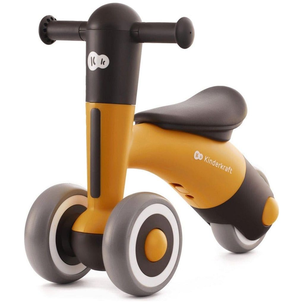 Yellow Kinderkraft Minibi Tricycle front right