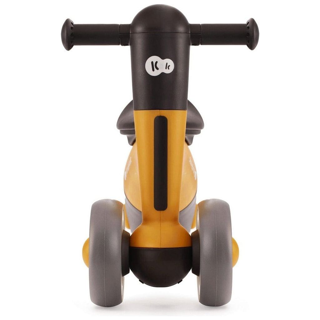 Yellow Kinderkraft Minibi Tricycle front with handlebars