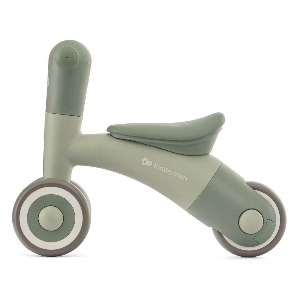 Green Kinderkraft Minibi Tricycle side